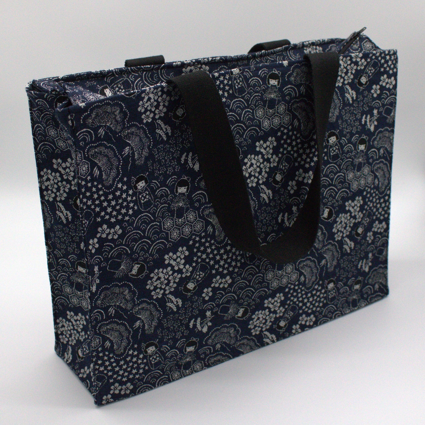 Tote jacquard (avec fermeture)